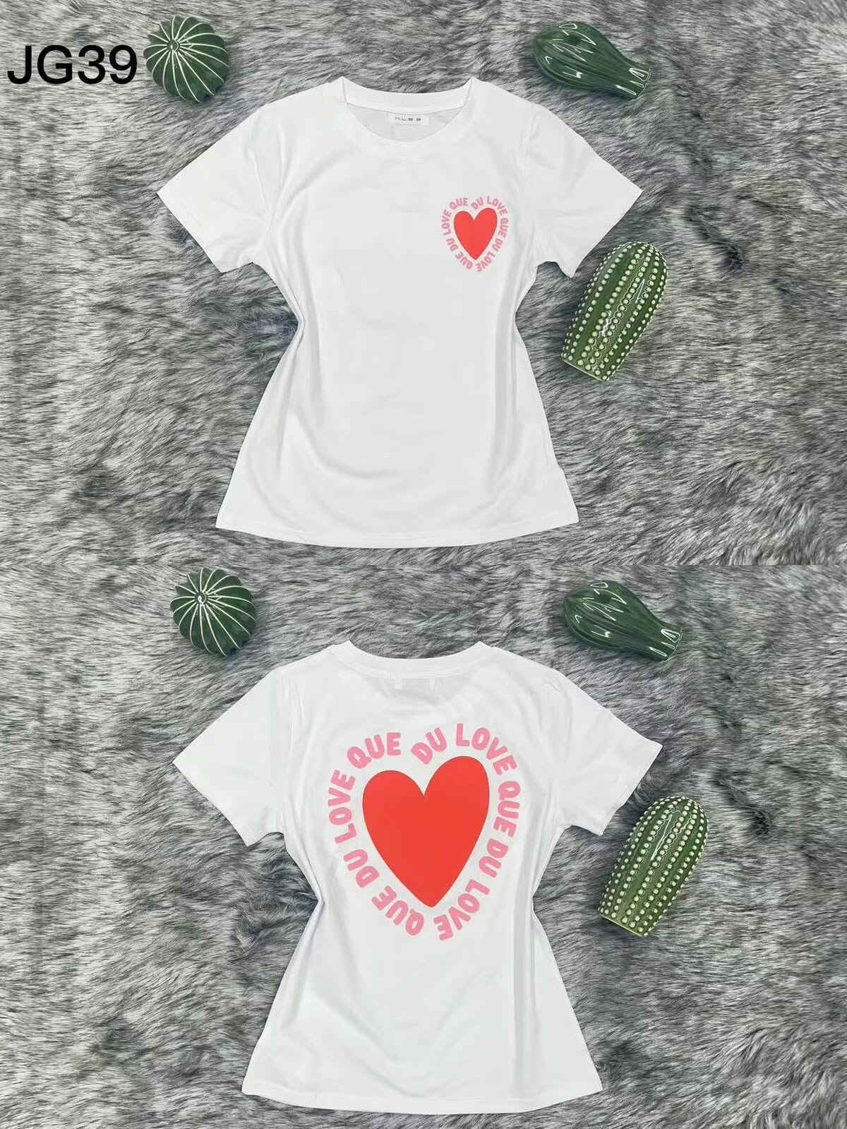 T-shirt que du love