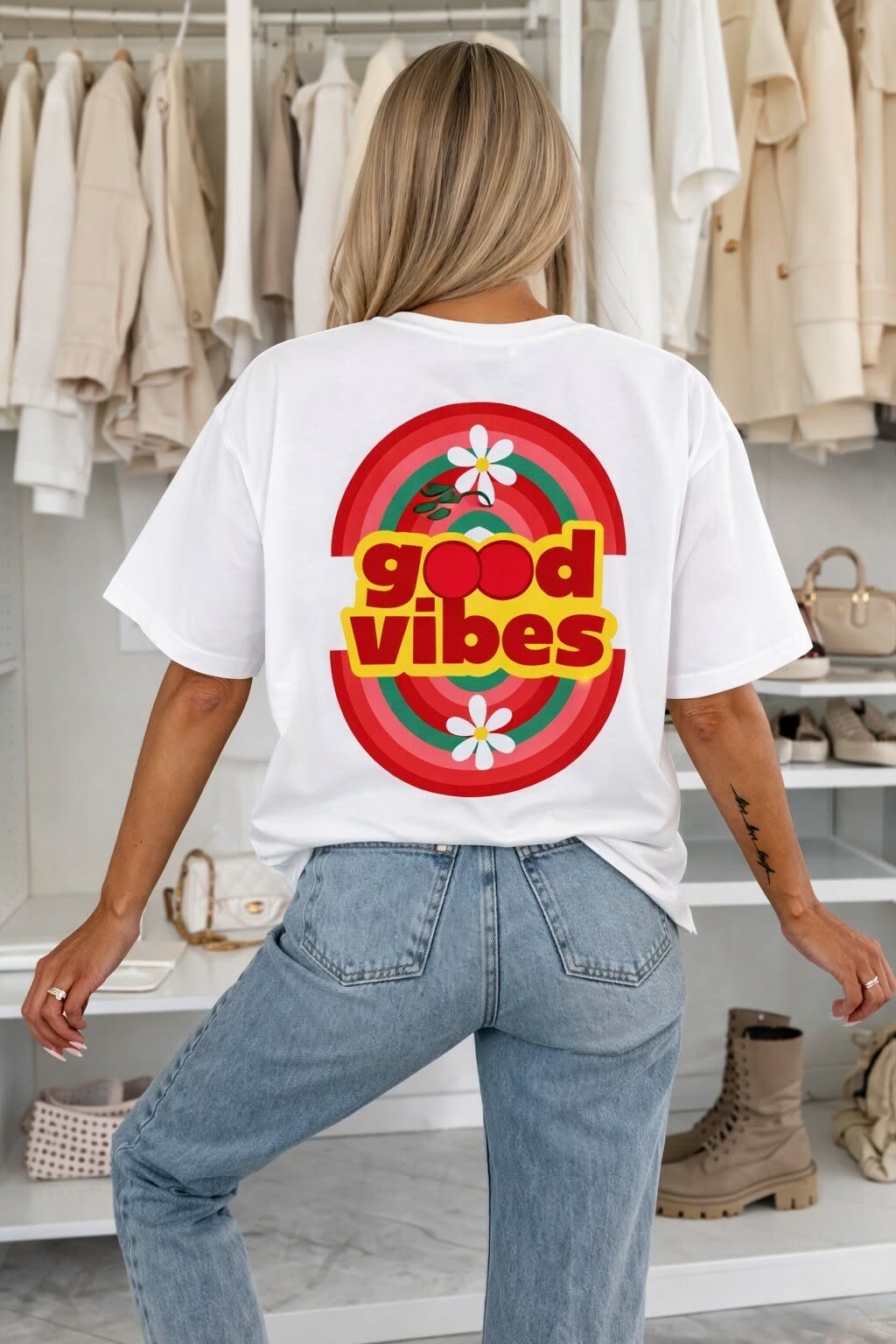 T-shirt good vibes