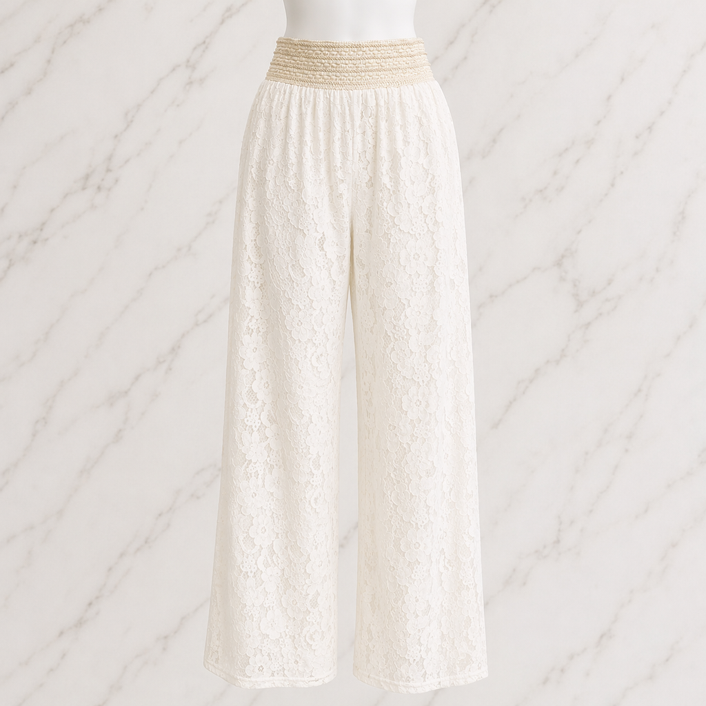 Pantalon dentelle