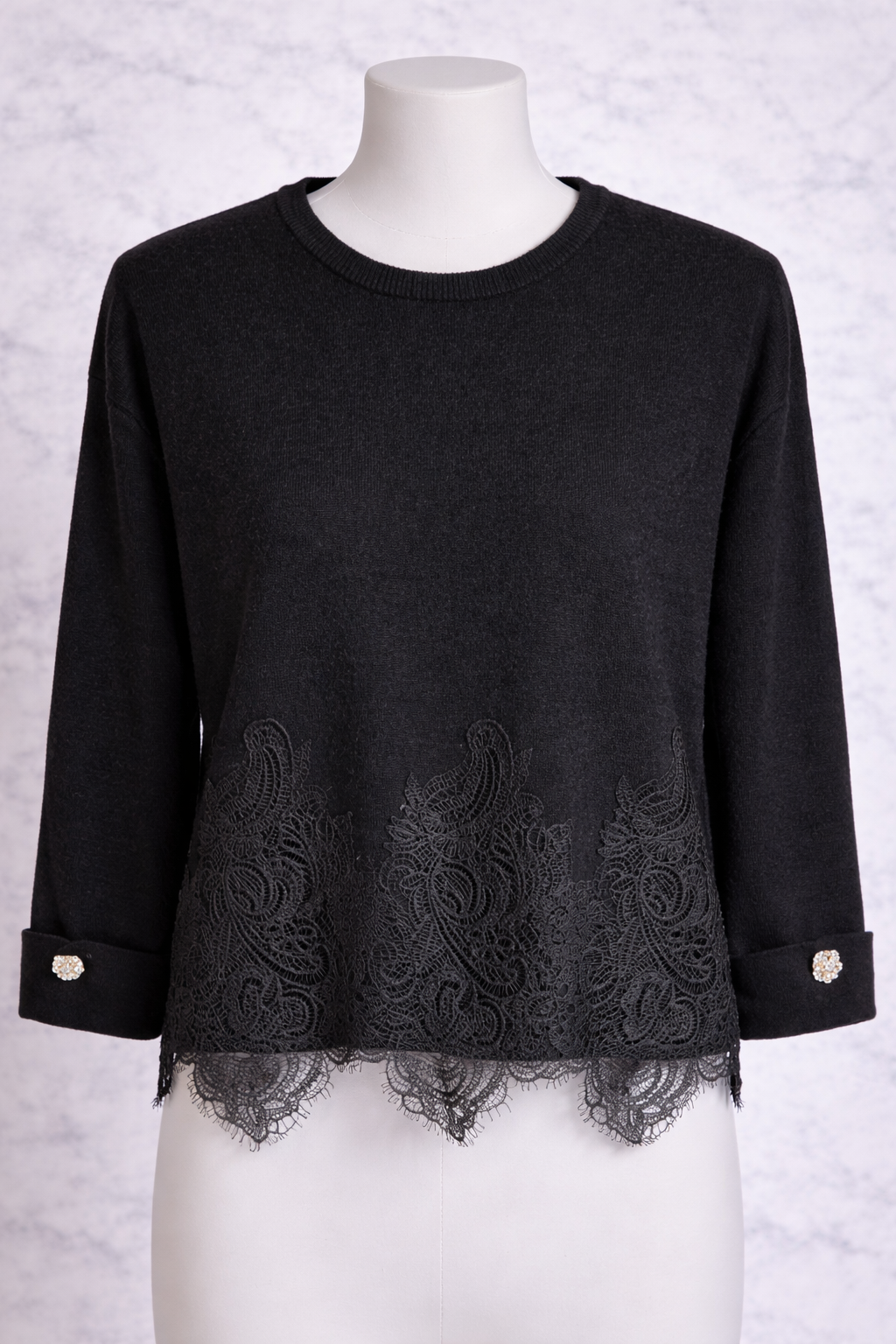 Pull dentelle